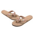 thumbnail image 2 of 1 par de pantuflas de verano planas para playa, chanclas de paja sintética, elegantes y refrescantes para mujer (beige, tallas 36, 5.5 EE. UU., 3 UK, 36 UE, 8.8425 pulgadas), 2 of 5