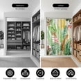 thumbnail image 6 of Dznils Tropical Leaf Shower Curtain, Boho Green Palm Leaves Bathroom Shower Curtains, Waterproof Fabric Machine Washable with 12 Hooks, 72" x 72", 6 of 8