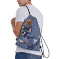 thumbnail image 3 of Bolsa con cordón clásica de Tom y Jerry, plegable, para deportes, fitness, unisex, bolsa de viaje para deportes de playa, tamaño mediano, 3 of 8