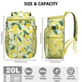thumbnail image 3 of Travel Cooler Bag - Lemon Camping Beer Cooler Backpack with Bottle Opener- Waterproof Insulated Picnic Backpacks - Cooler Bag for Beach, 3 of 6