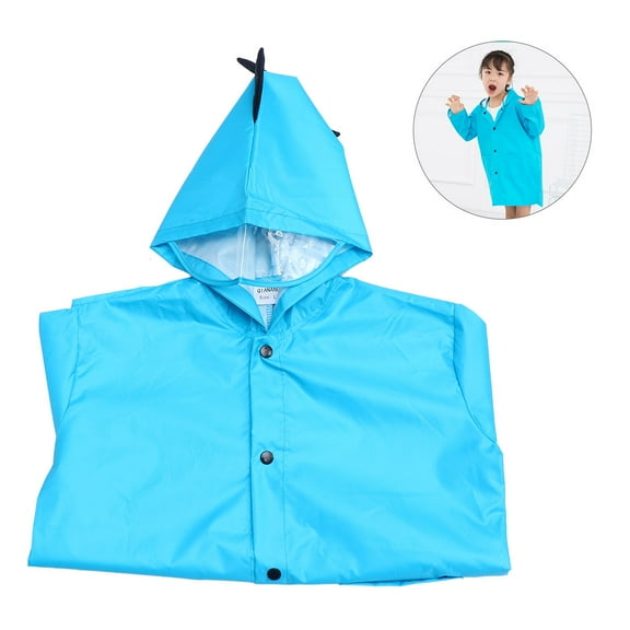 Raindrops Kids Waterproof Jacket Dinosaur Rain Coat Outdoor Raincoat Child