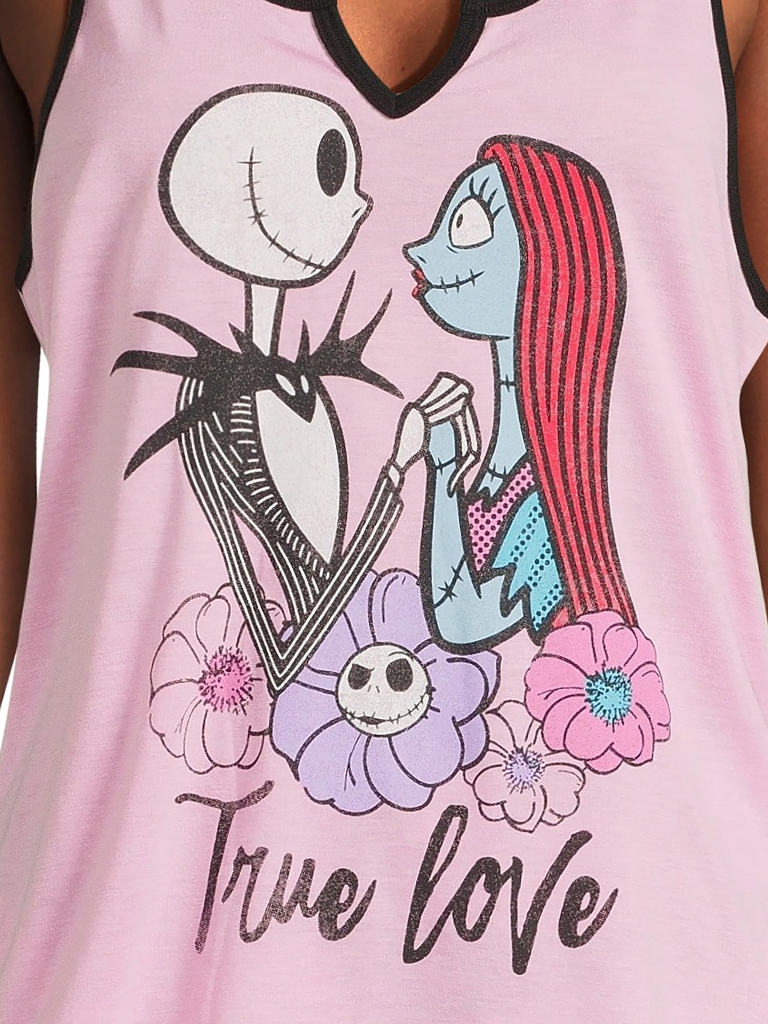 Disney Nightmare Before Christmas Women's Tank Top and Shorts Pajama Set, 2-Piece, Sizes XS-3X
