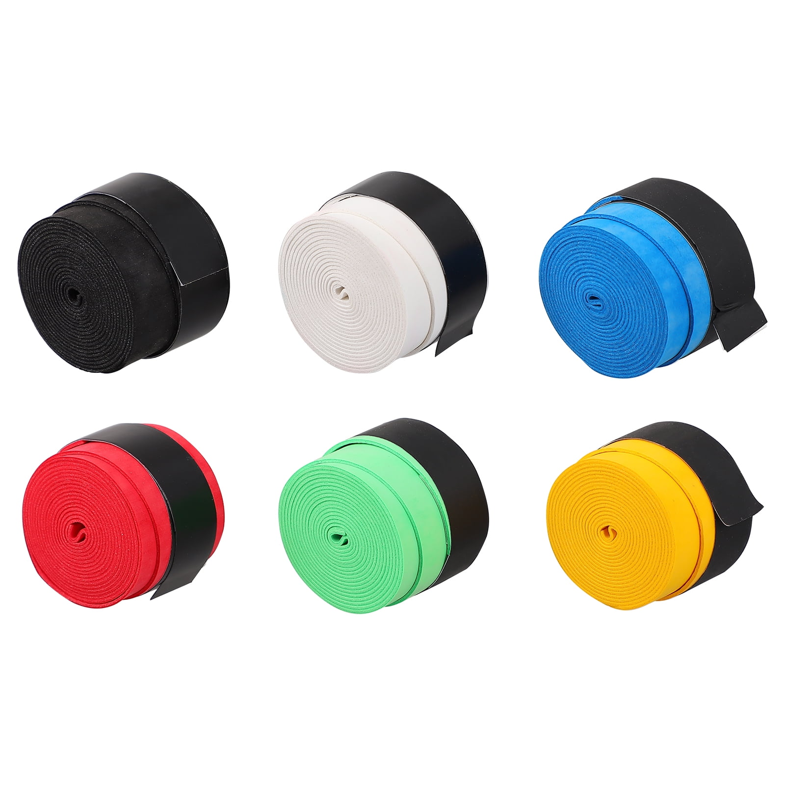 6pcs Racket Overgrips Anti-slip Tennis Racket Overgrips Sweatband Grip Tape