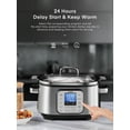 10in1 Stainless Steel Slow Cooker, 6Qt, Rice Maker & Yogurt Maker