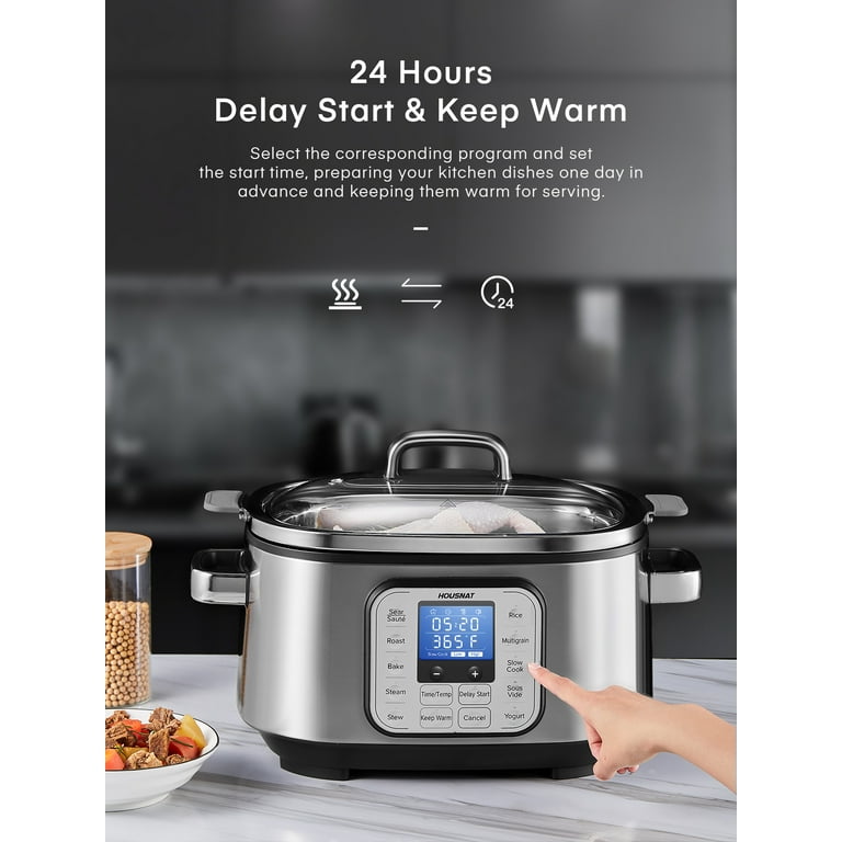 our goods Programmable Slow Cooker - Stainless Steel - Shop