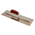 thumbnail image 2 of MARSHALLTOWN PB145GSD 14 x 5 inch Golden Stainless Steel PermaShape Finishing Trowel, Broken-In Style, DuraSoft Handle, for Masonry, Concrete, Brick Laying, 2 of 5