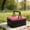 Black, variant on LiUMX Foldable Storage Box with Lid-Table, 14.37x10.43x7.28in Plastic Organizer Basket for Camping, Home, Picnic, Multi-Color Handheld Carrier