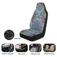 thumbnail image 5 of Binienty Vintage Car Seat Covers for Women Boho Mandala Car Seat Covers Set for Front Seats Universal Auto Accessories Cushion Protectors Fit for SUV Sedan Truck, 5 of 7