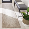 thumbnail image 2 of SAFAVIEH Micro-Loop Carbrey Sunburst Runner Rug, Taupe, 2'3" x 9', 2 of 11