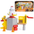 thumbnail image 1 of Set de juego Spaceship Rubble & Crew Launch & Spin con figura, 1 of 9