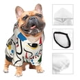 thumbnail image 3 of Balery Aabstract Eyes Sudadera con Capucha para Perros Pequeños – Ropa para Mascotas, Disfraz para Perros y Gatos, Ideal para Fiestas y Cosplay-XX-Large, 3 of 7