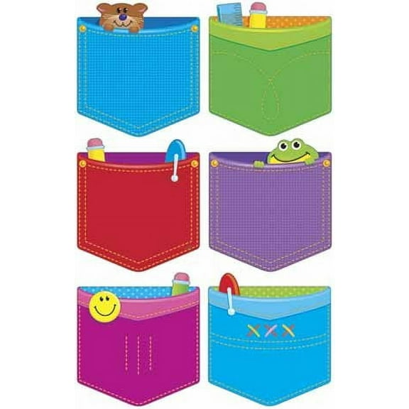 T-10934 - Playful Pockets Variety Pk Classic Accents by Trend Enterprises Inc.