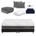 thumbnail image 1 of Colchón King Size Restonic Ergosum + Box + Almohadas 2Pack + Protector de Colchón + Sábanas Softy + Edredón Homy, 1 of 8