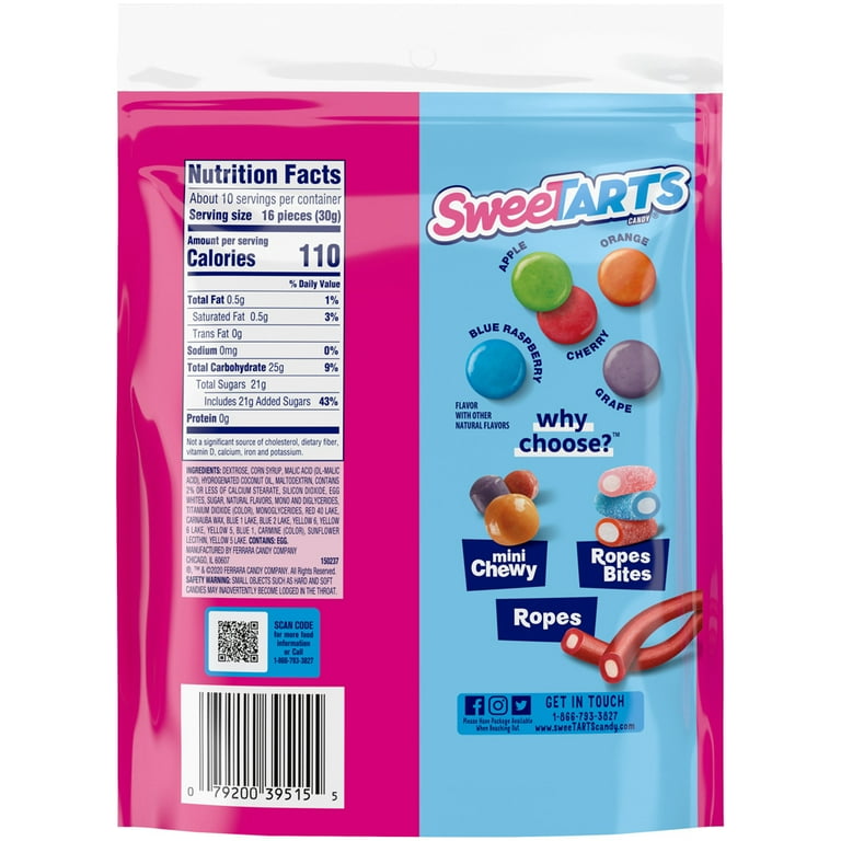 4 ROLLS SweeTarts Chewy Extreme Sours Roll Formerly Shockers 1.65 Ounce  READ! 79200524456