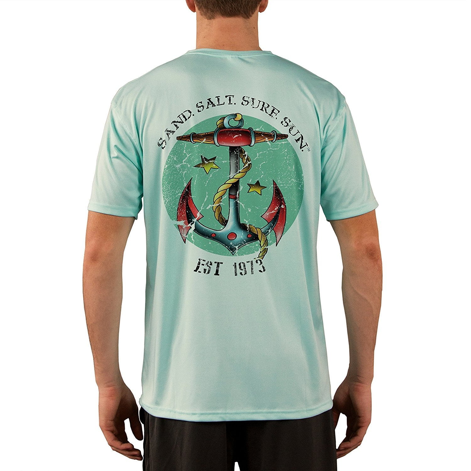 Anchor Decor Childrens Short Sleeve Cool T-Shirt,Polyester,Old School Tattoo St