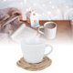thumbnail image 5 of Weave Cup Mat, Hot Pad Cup Coaster Tetera Mat Cup Pad Mat Para Hoteles Para Cocinas Para Restaurantes Para Cenas Al Aire Libre ANGGREK No, 5 of 7