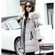 thumbnail image 3 of Chaqueta De Mujer De Algodón Cálido Con Cuello De Piel Moda, 3 of 8