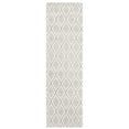 thumbnail image 5 of SAFAVIEH Marbella Winston Diamond Area Rug, Grey/Ivory, 6' x 6' Round, 5 of 10