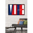 thumbnail image 2 of Vote - Your Voice Matters Wall Poster, 22.375" x 34" Framed, 2 of 4