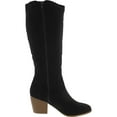 thumbnail image 2 of Style & Co. Womens Warrda  Faux Suede Zip Up Mid-Calf Boots, 2 of 3