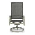 thumbnail image 2 of Bowery Hill Modern Gray Aluminum Swivel Rocking Chair, 2 of 4