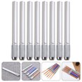 thumbnail image 4 of Shisuyan 8Pcs Metal Pencil Extenders Reusable Pen Extenders Art Pencil Extenders Office Pen Extender, 4 of 9