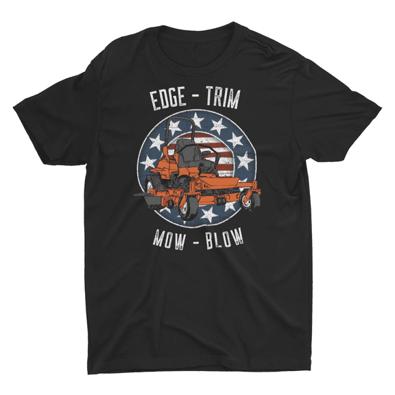 Edge Trim Mow Blow Zero Turn Mower Unisex T-Shirt