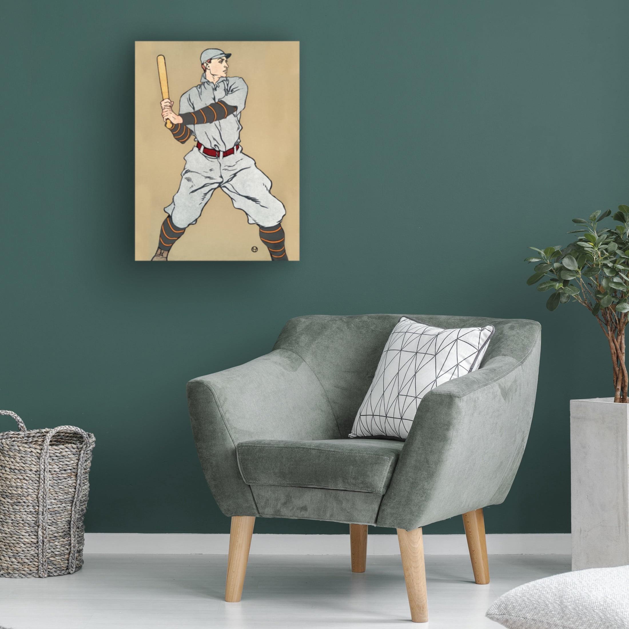 Trademark Fine Art Edward Penfield Penfield Vintage Sports Illustrations IV Canvas Wall Art