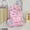 Pink Bag Only, variant on Cartoon Chiikawa 12 Inch Water Resistant Nylon Zipper Backpack Large Capacity Cute School Bag For Daily Travel Gift