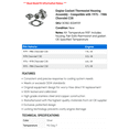 thumbnail image 2 of Engine Coolant Thermostat Housing Assembly - Compatible with 1975 - 1986 Chevy C30 1976 1977 1978 1979 1980 1981 1982 1983 1984 1985, 2 of 2