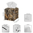 thumbnail image 3 of Psesaysky Hunting Camo Tissue Box Cover Square, Waterproof PU Leather Car Tissue Holder Facial Napkin Organizer Fashion Decorative on Table and Bathroom, Office, 3 of 7