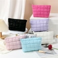 thumbnail image 4 of Travel Friendly Puffer Makeup Bag for Women Soft Quilted Bags Cosmetic Pouches, 4 of 8