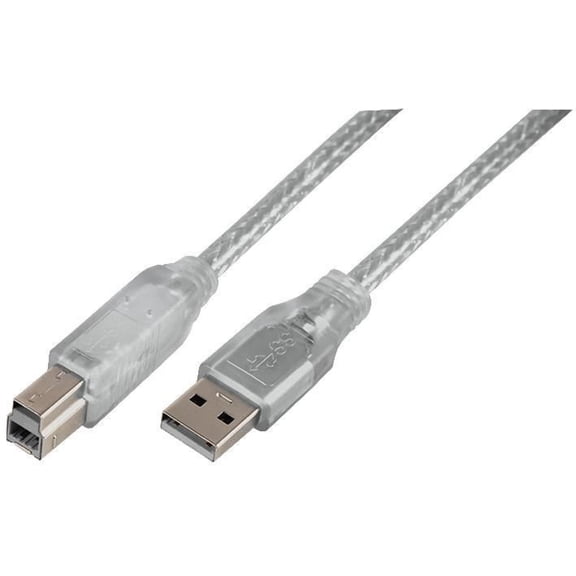 PRO SIGNAL - Transparent 2m USB 3.0 A Male to B Male Lead