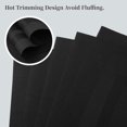 thumbnail image 3 of Leetaltree Black Frame Placemats Set of 12 - Heat Resistant Non-Slip Place mats for Dining Table, Washable Durable PVC Vinyl Woven Table Mats（Black Frame, 12）, 3 of 8