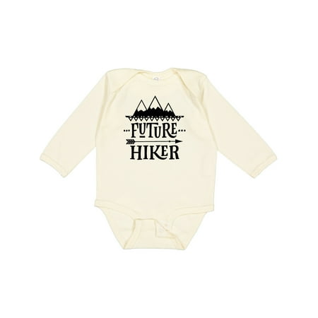 

Inktastic Future Hiker Kids Hiking Gift Baby Boy or Baby Girl Long Sleeve Bodysuit
