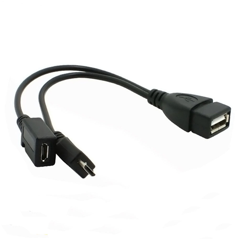 Lodenlli Cavo OTG Adattatore terminale Porta USB 2PCS per Fire TV 3 o Fire Stick di seconda Generazione 