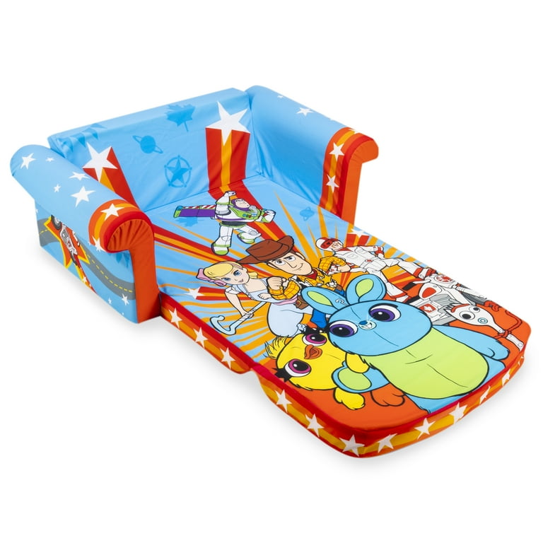 Marshmallow Furniture Toddler s Toy Story Mini Foam Sofa 2 in 1 Flip Open Child s Couch Bed Walmart