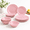 Pink, variant on Red 18-Piece Dinnerware Set, Service for 6, Lightweight Shatterproof Plates