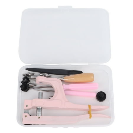 

17Pcs Snap Fastener Tool Kit Highly Efficient Ergonomic Sturdy Snap Pliers Set for 655 633 831 201 Four Clip Buckle Sewing