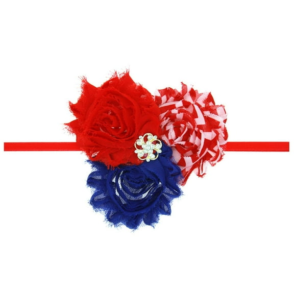 Odeerbi Headbands For Girls Toddler Baby Kids Boys Independence Day Hairband Hairclip Flag Day