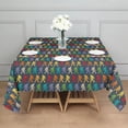 thumbnail image 3 of Multicolor Bigfoot Pattern Square Tablecloth,Waterproof Square Table Cover,Wipeable Spillproof Washable Table Cover for Home Kitchen Party Decor 42"X42"(107x107cm), 3 of 6