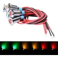 thumbnail image 2 of Kit de indicadores LED JM LED Bicolores Precableados 6 Piezas 8 mm, 2 of 5