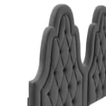 thumbnail image 5 of Modway Alexandria Tufted Performance Velvet Twin Platform Bed in Charcoal, 5 of 10