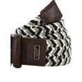 thumbnail image 2 of Greg Norman Mens Braided Multi Colored Stretch Golf Belt (42", (006) BLK/WHT/GREY), 2 of 3