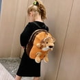 thumbnail image 2 of 3D Plush Animal Backpack for Age 4t 5t 6t, 5th 6th Soft & Fluffy Design Lightweight Padded Straps Play Daypack, 2 of 4