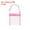 Pink, variant on Uxcell Small Mesh Beach Bag Sea Shell Tote Bags with Carrying Straps, Green 2 Pack