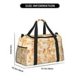 thumbnail image 3 of Picia Watercolor Sea Shells Print Travel Duffle Bag,Weekender Bags for Women with Shoe Compartment, Gym Duffel Bag with Wet Pocket, Hospital Bags for Labor and Delivery, 3 of 7