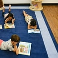 thumbnail image 5 of ECR4Kids ELR-FA1163-44EC 7.5 x 12 ft. Rectangle Two-Tone Area Rug, Blue, 5 of 5