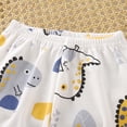 thumbnail image 5 of NOEGOEU Toddler Boys Girls Sweatpants Athletic Pull-On Pants with Elastic Waist and Pockets Joggers (Yellow,1-2 Years), 5 of 7