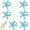Blue, variant on Duslogis 6pcs Starfish Napkin Rings White Sea Star Napkin Rings Bulk for Coastal Beach Dinning Table Decoration, Cute Napkin Ring Holders for Party Gathering Banquet Wedding Birthday (White)